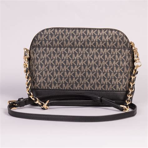 michael kors jet set charm item gunmetal|Michael Kors thick strap crossbody.